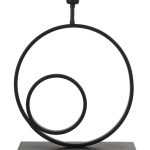 Lampenfuß OMEGA mattschwarz