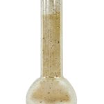 Vase DAPOLI bernsteinfarben