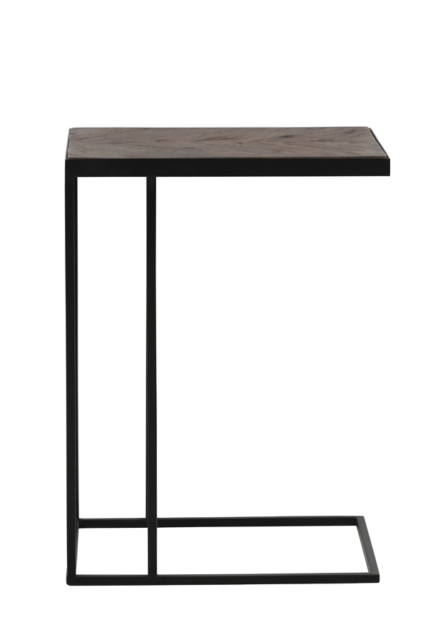 Beistelltisch CHISA braun – schwarz