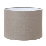 Lampenschirm rund DARK LINEN