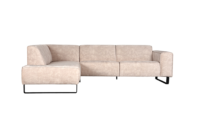 Ecksofa Amaro Natur Samt Links