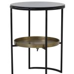 Beistelltisch ROWDY schwarz - antik Bronze