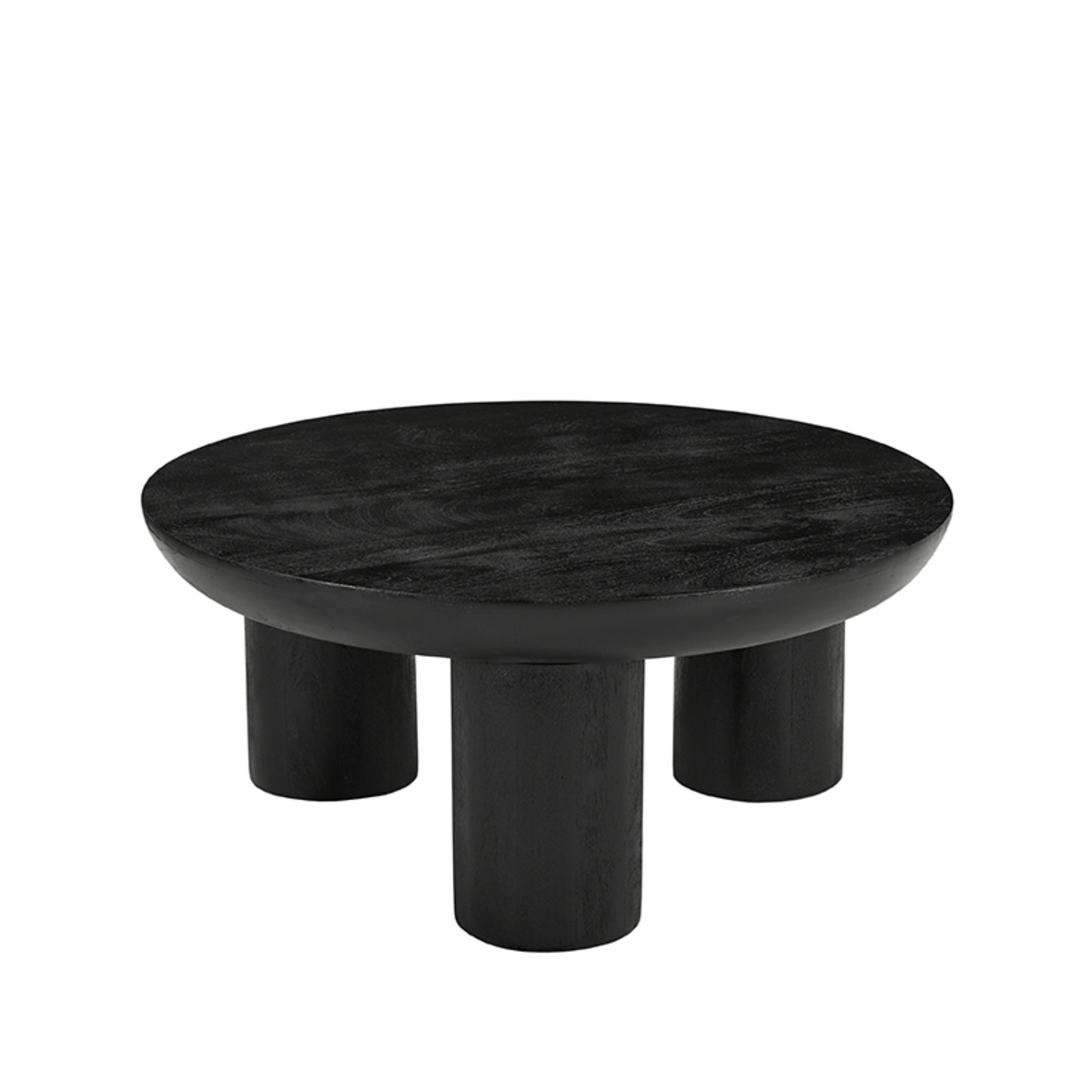 Couchtisch Olly Mangoholz Schwarz