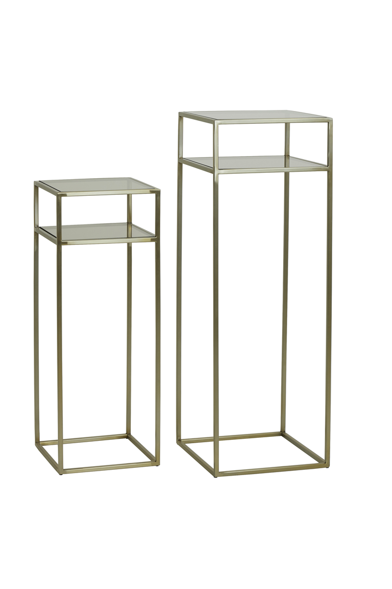 Säule 2er Set BILO Hellgold